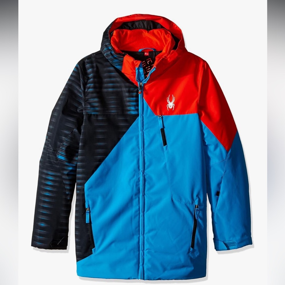 Spyder Boys Insulated Ski Snow Jacket, Mini Ambush Style, Size 20